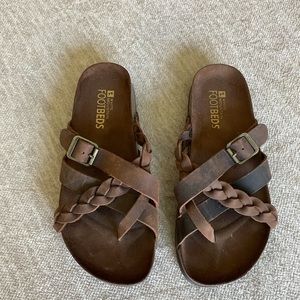 White Mountain Harrington Womens  Footbed Sandals